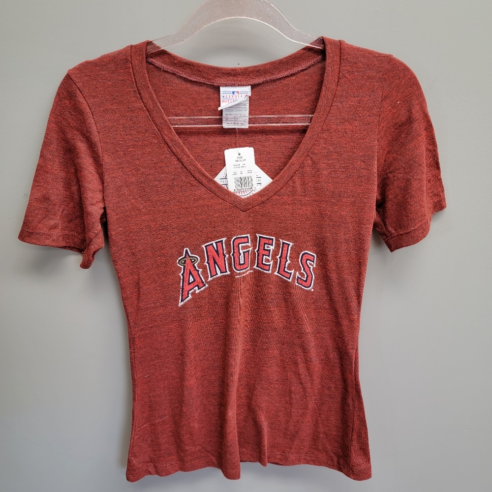 MLB Women's Los Angeles Angels Tshirt Women's Size Medium